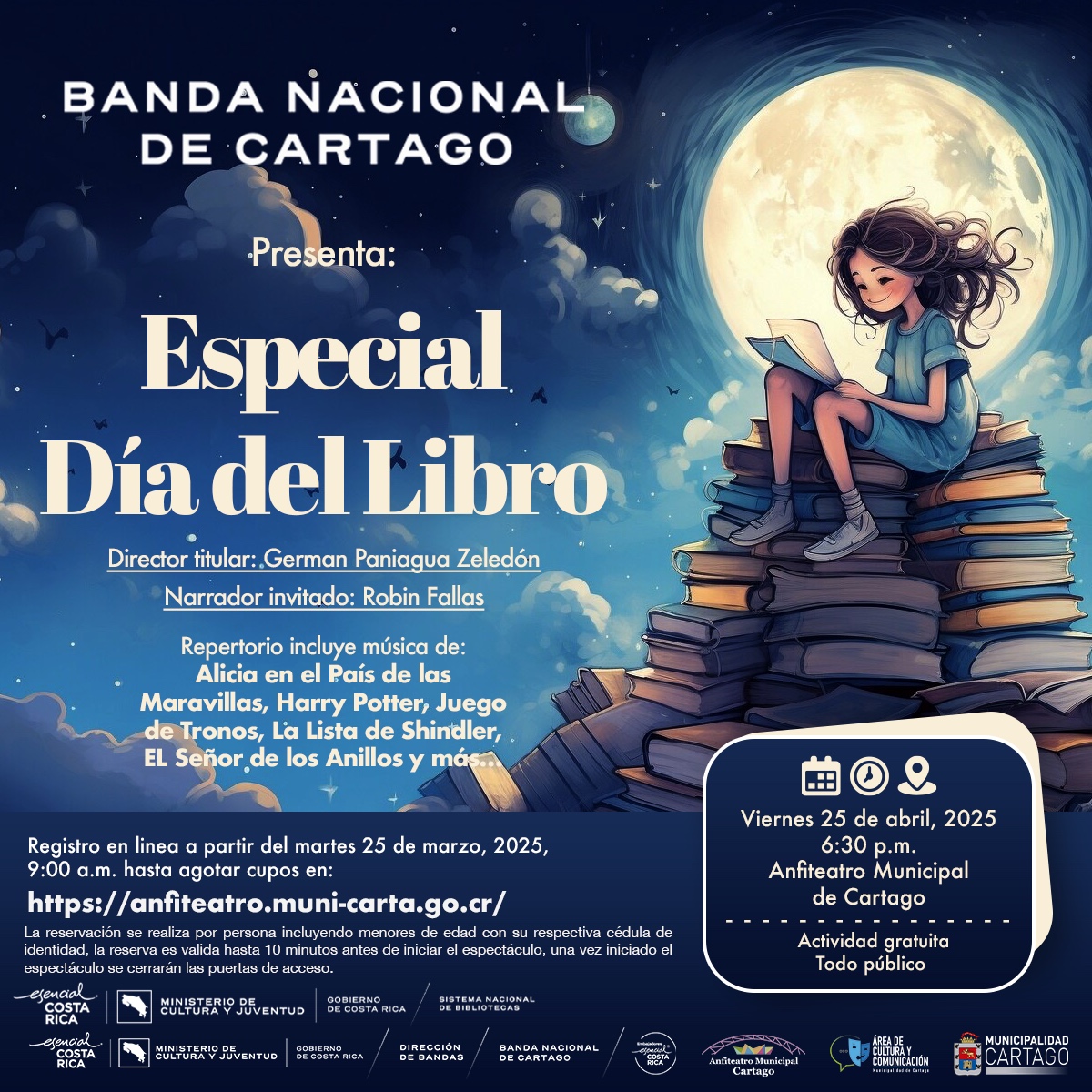 Concierto Especial Día del Libro